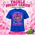 Kentucky Tackle Breast Cancer royal blue T-shirt